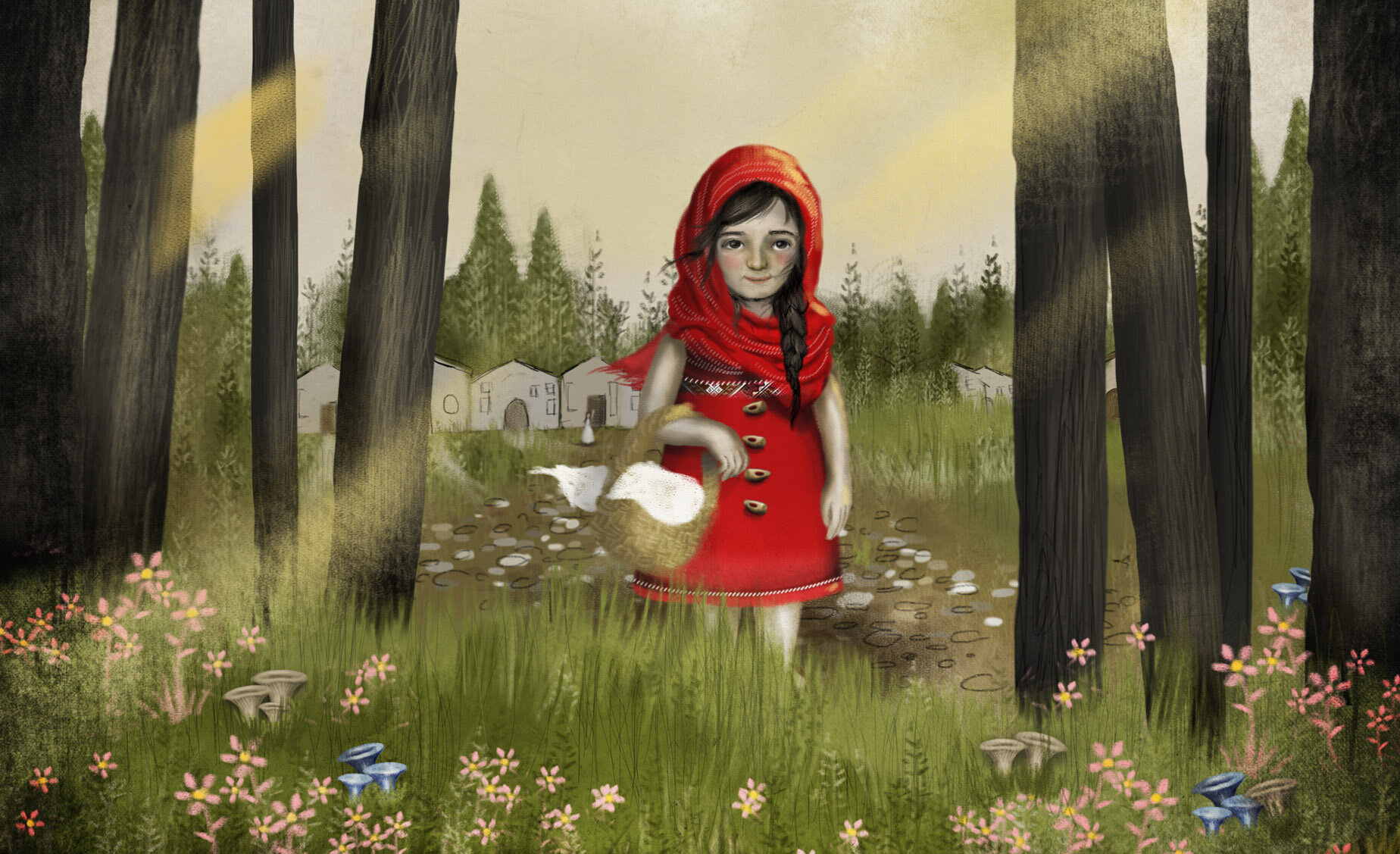 Little Red Riding Hood Illustrated album Editorial Artwork by Ale De la Torre Art &amp; Illustration 