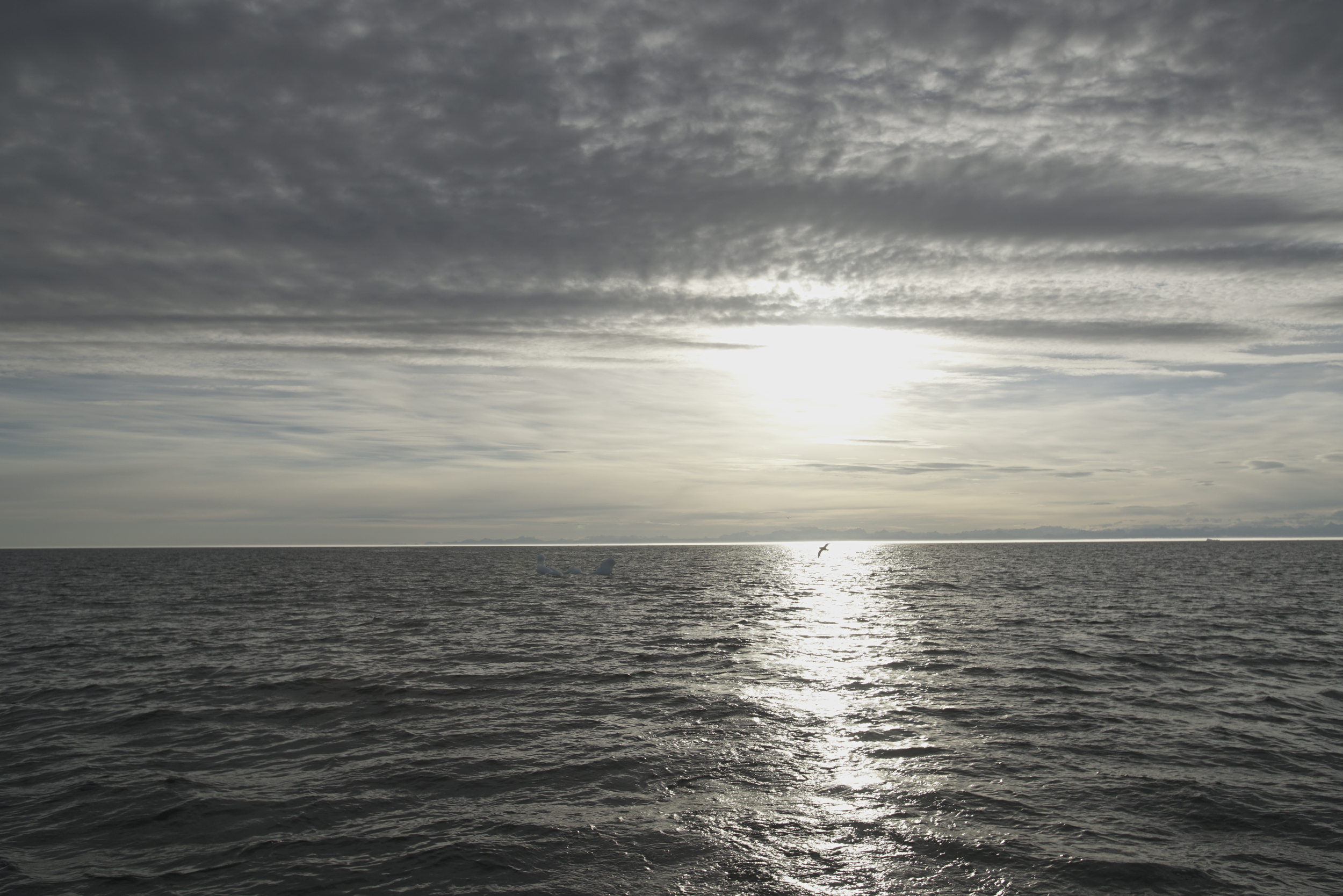 Greenland in the distance