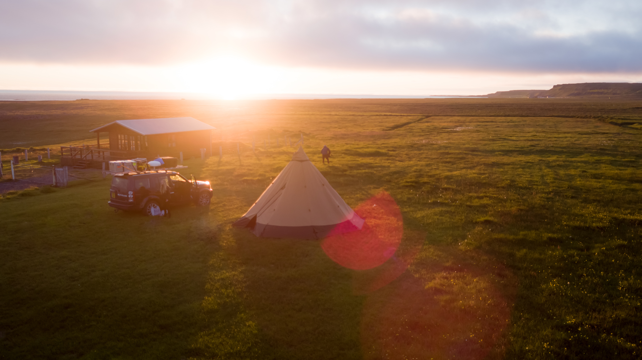 Film and Support Crew Camping