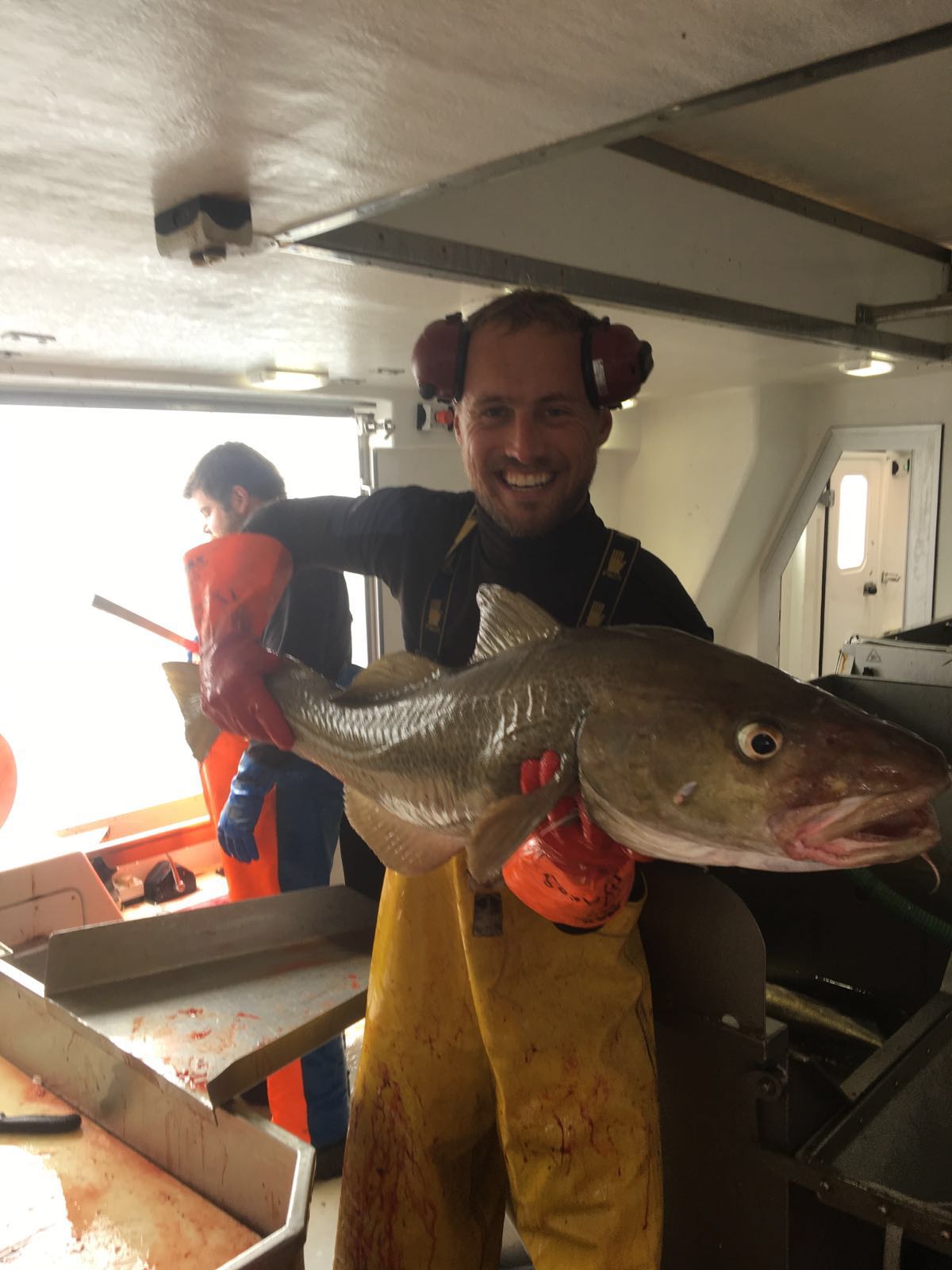 George and his catch!