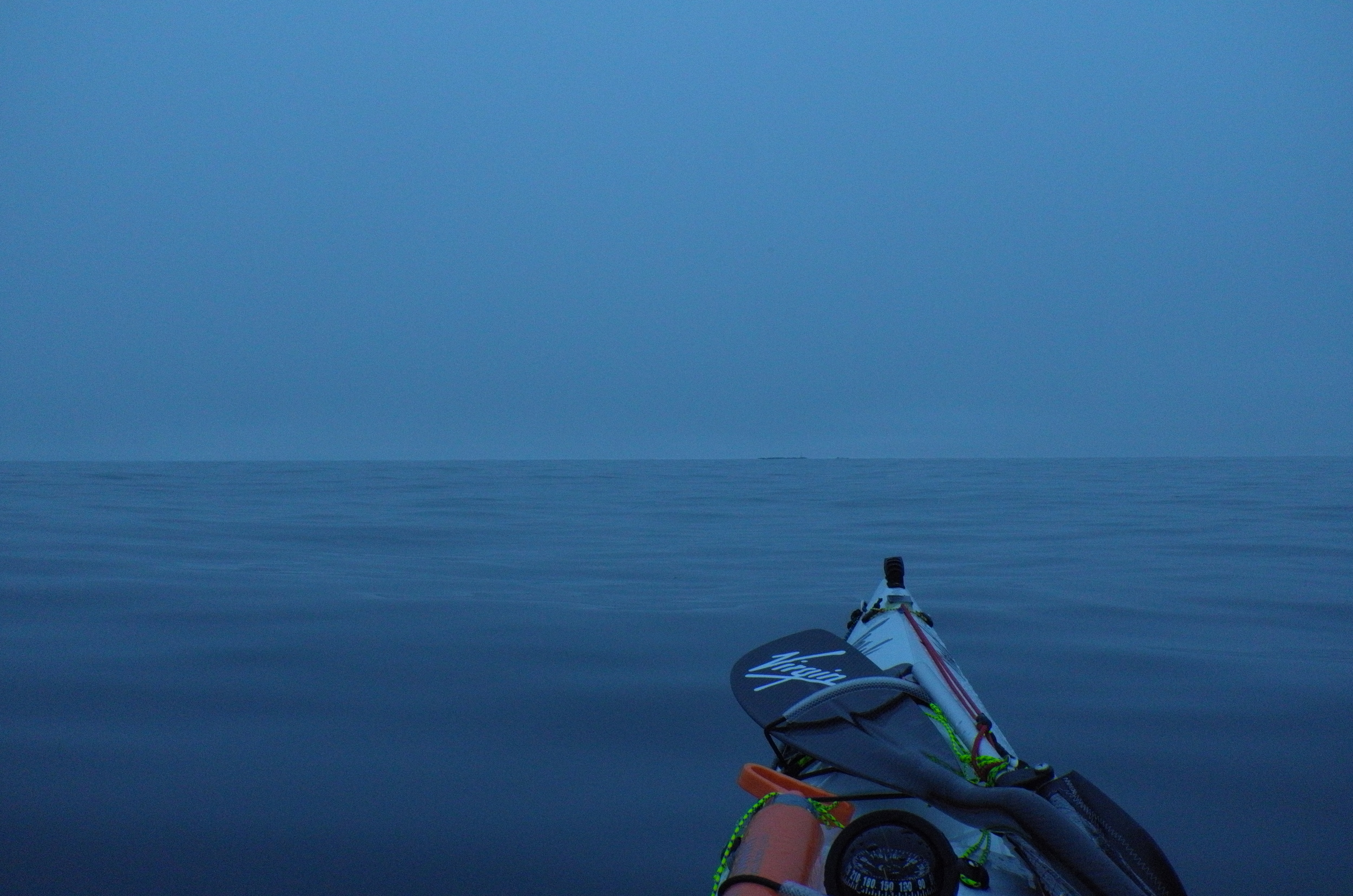 Olly's view right now and for the next few days (without the hint of land though!)