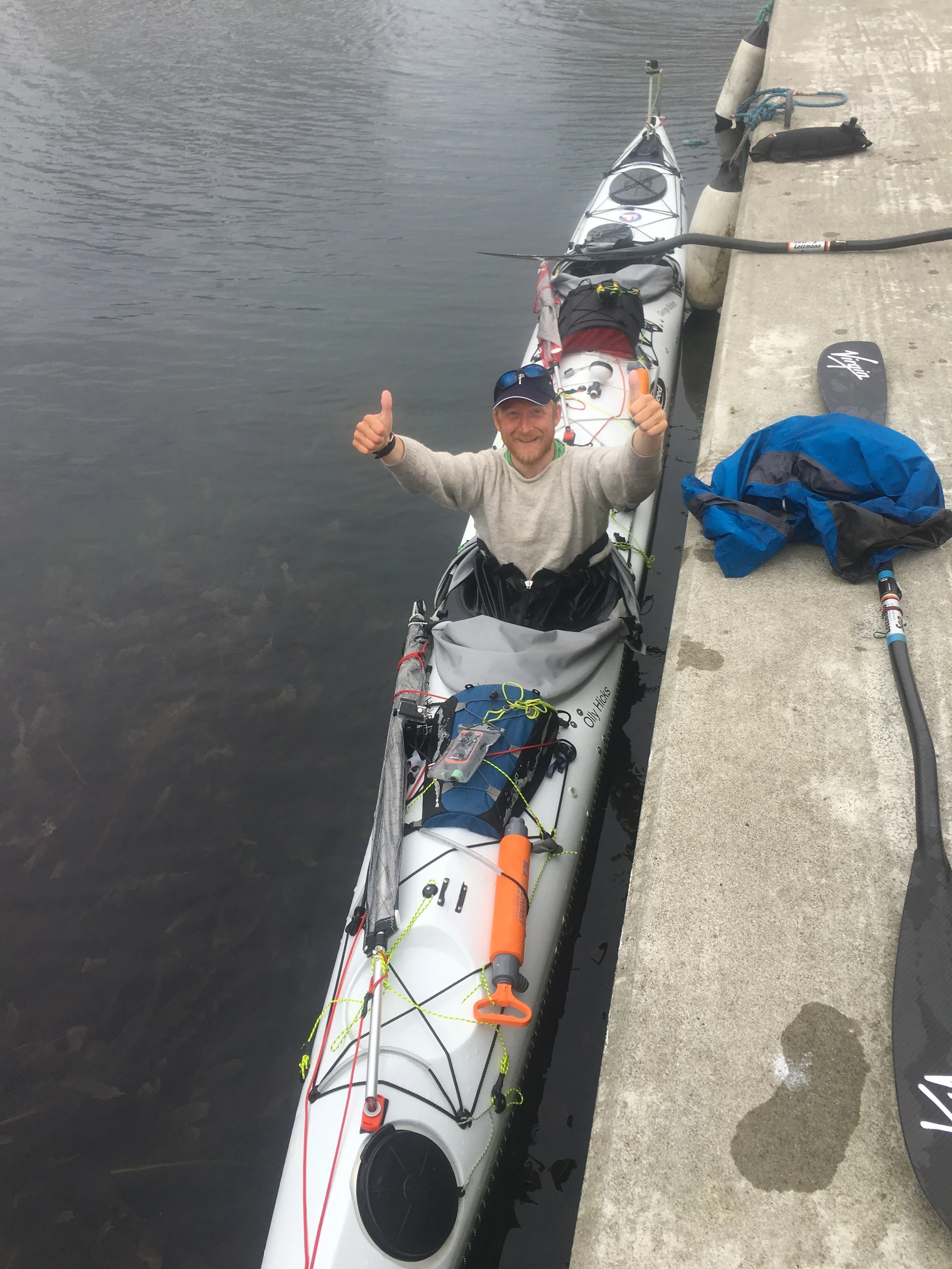 Making sure everything is ready to go for the final leg