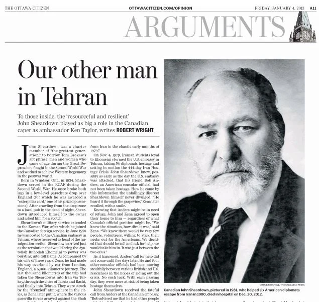 Our Other Man in Tehran