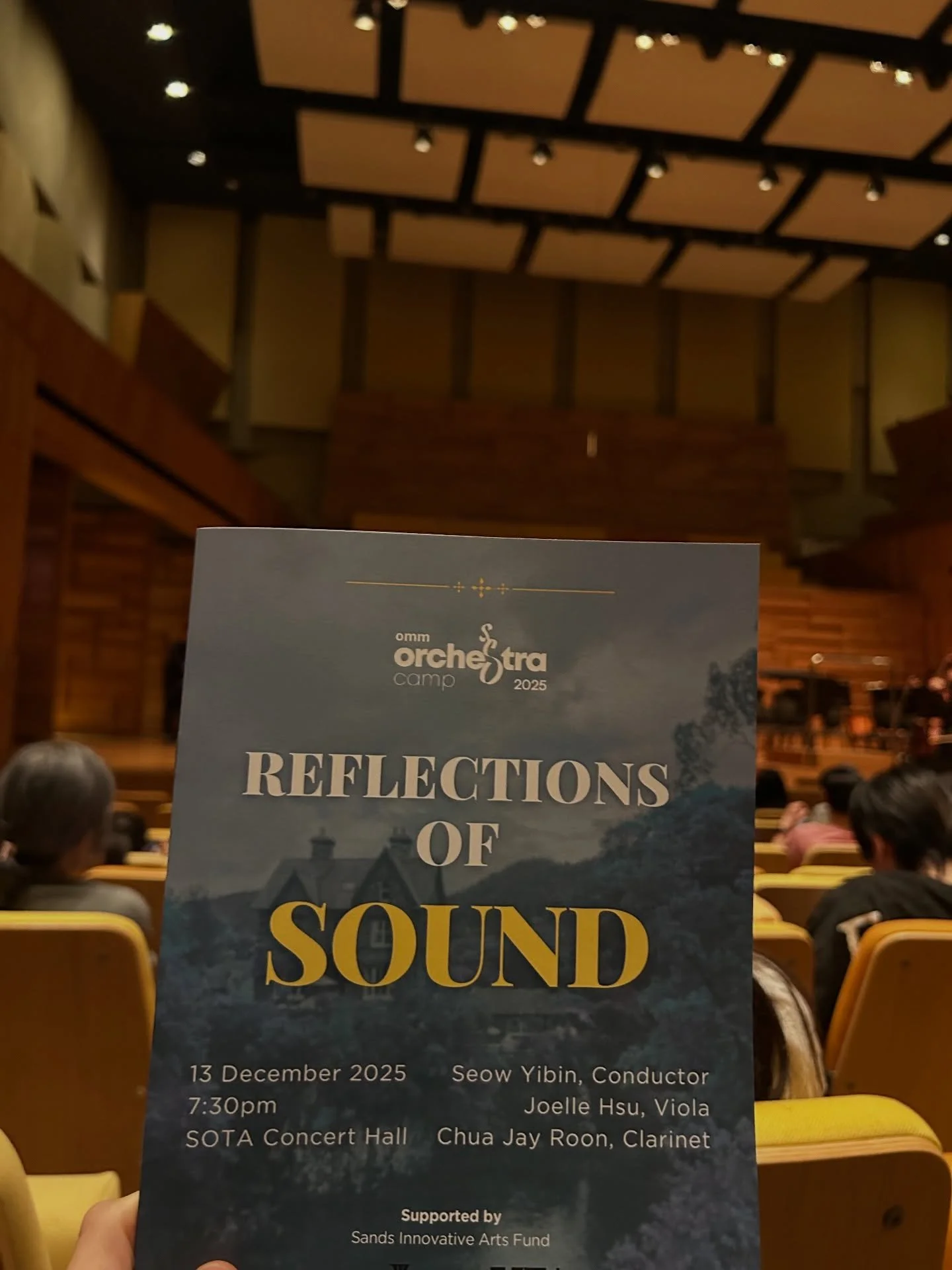 My sincere thanks to @omm.sg and the youths at @ommcamp who performed the premiere of my orchestra piece, Field of Dreams. It is always such a joy and is truly magical to hear the music I write come to life for the first time! 😍 I&rsquo;m deeply gra