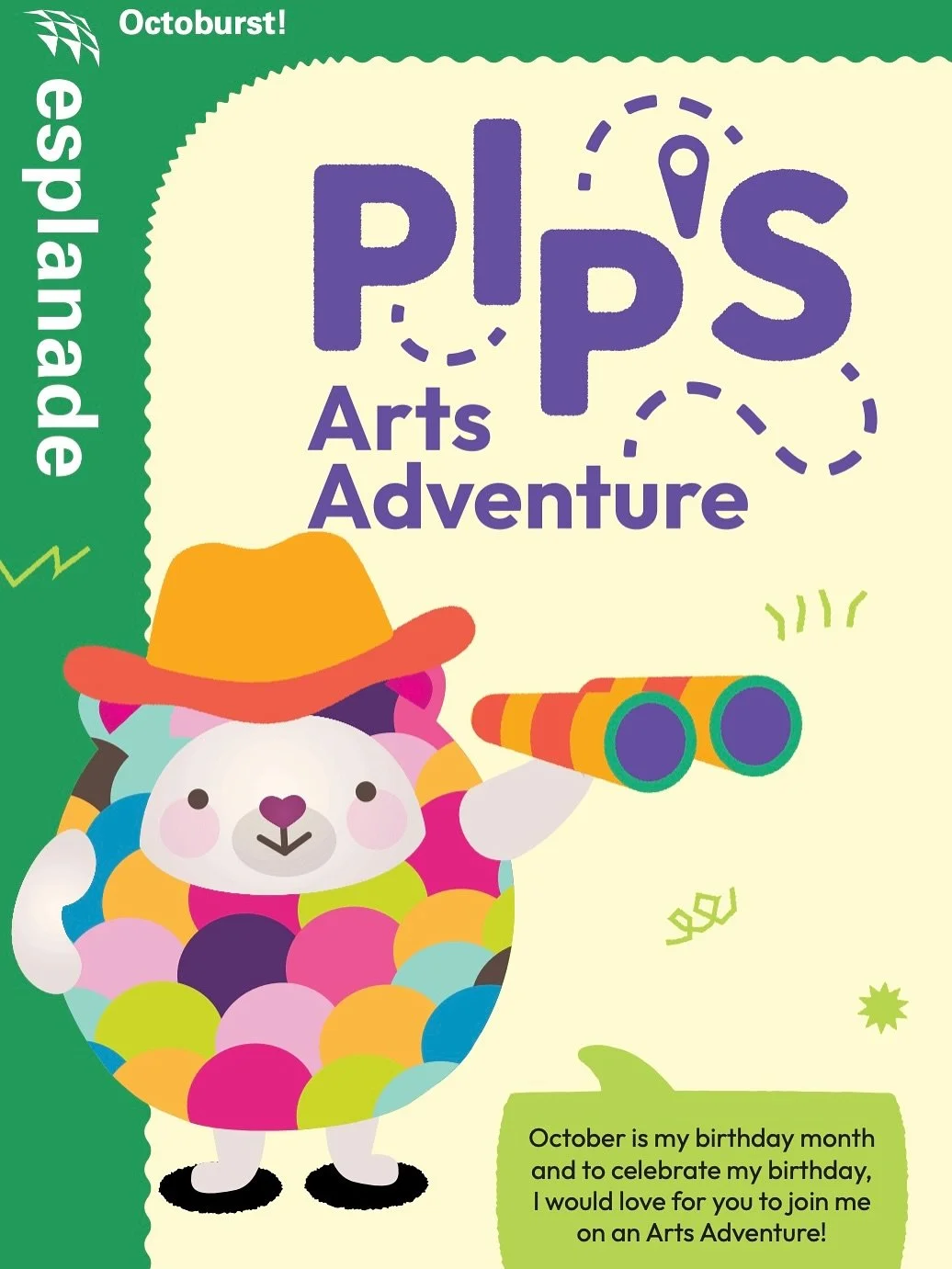 A few years back, I had the joy of working on Pip&rsquo;s Parade Online for Esplanade&rsquo;s Children&rsquo;s Day celebrations. This year, I&rsquo;m excited that the music is returning as part of Octoburst! 2025 in PIP&rsquo;s Arts Adventure! 🎉
Com