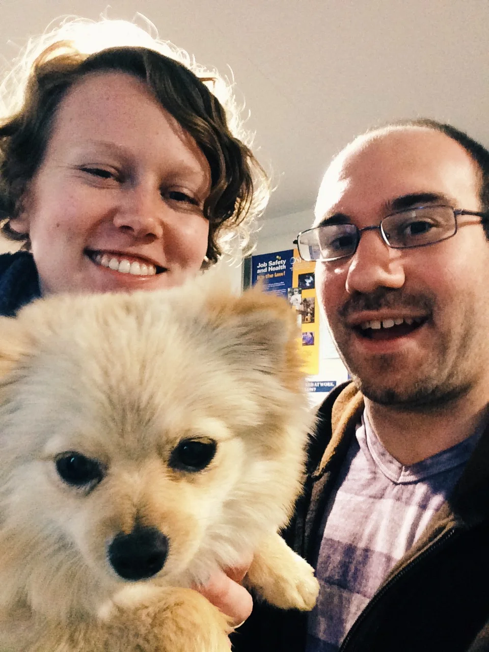 Mike, Kate, and Nico. This is not their dog.