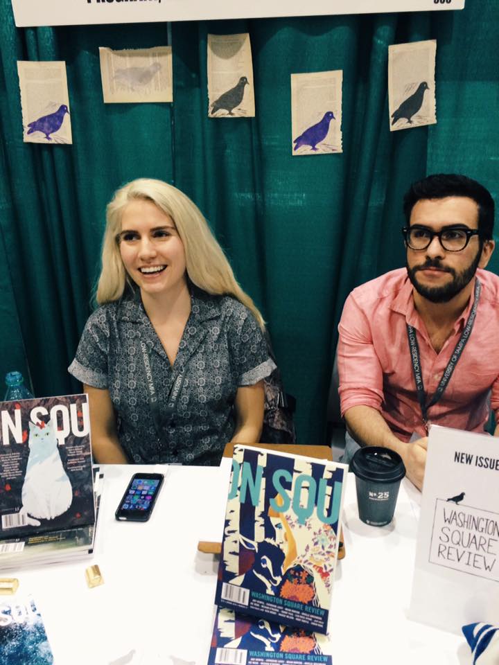 Alisha Kaplan, web & pr editor & Francisco Marquez, assistant interviews editor.