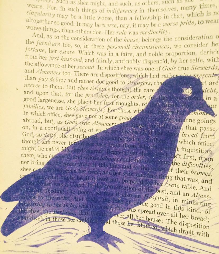 Booth decoration: original pigeon stamp courtesy of Alisha Kaplan.