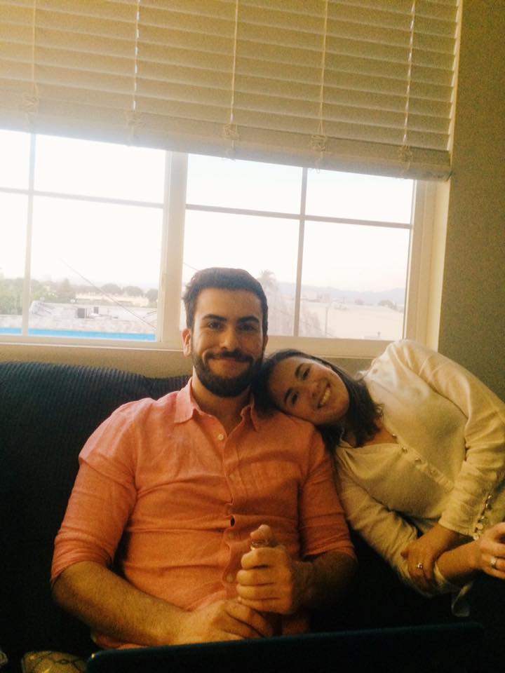 Francisco Marquez & Linda Harris Dolan, editors and temporary roommates (Airbnb in downtown LA).