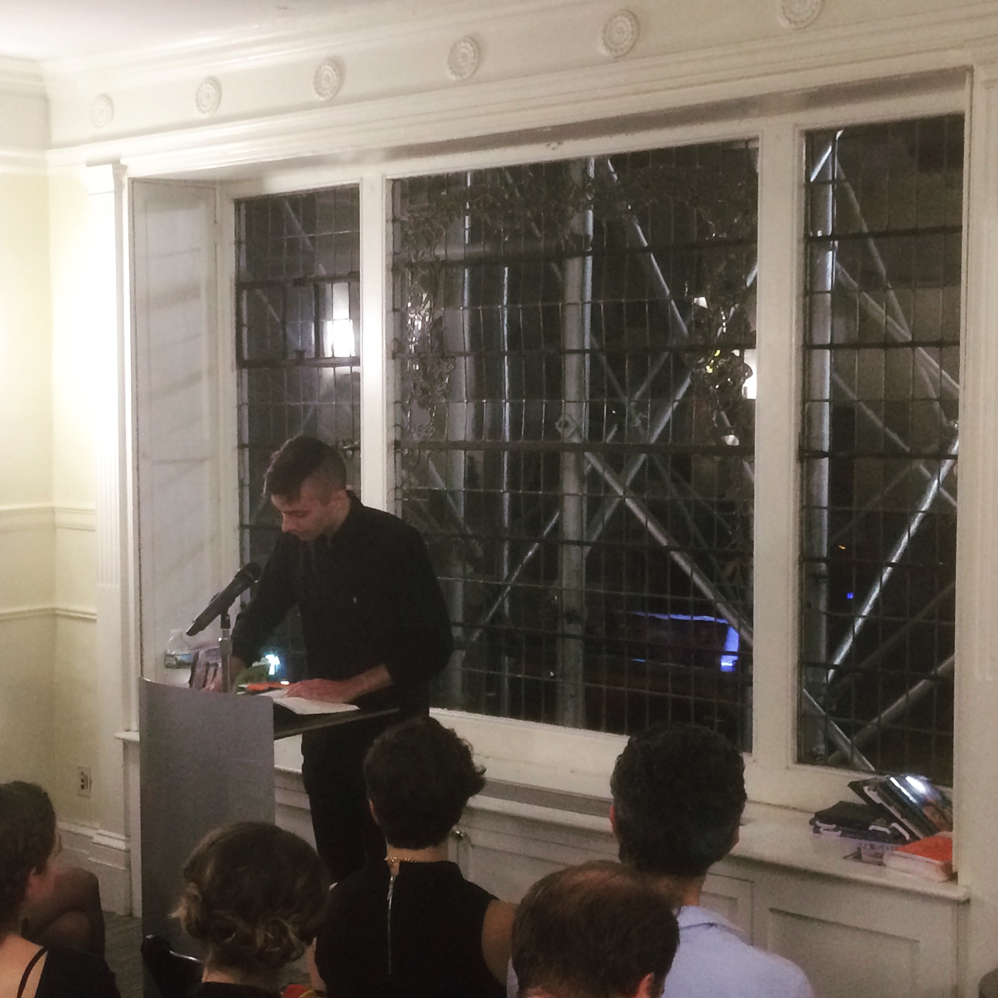 Matthew Baker reads his story "Meanwhile" from issue 38.