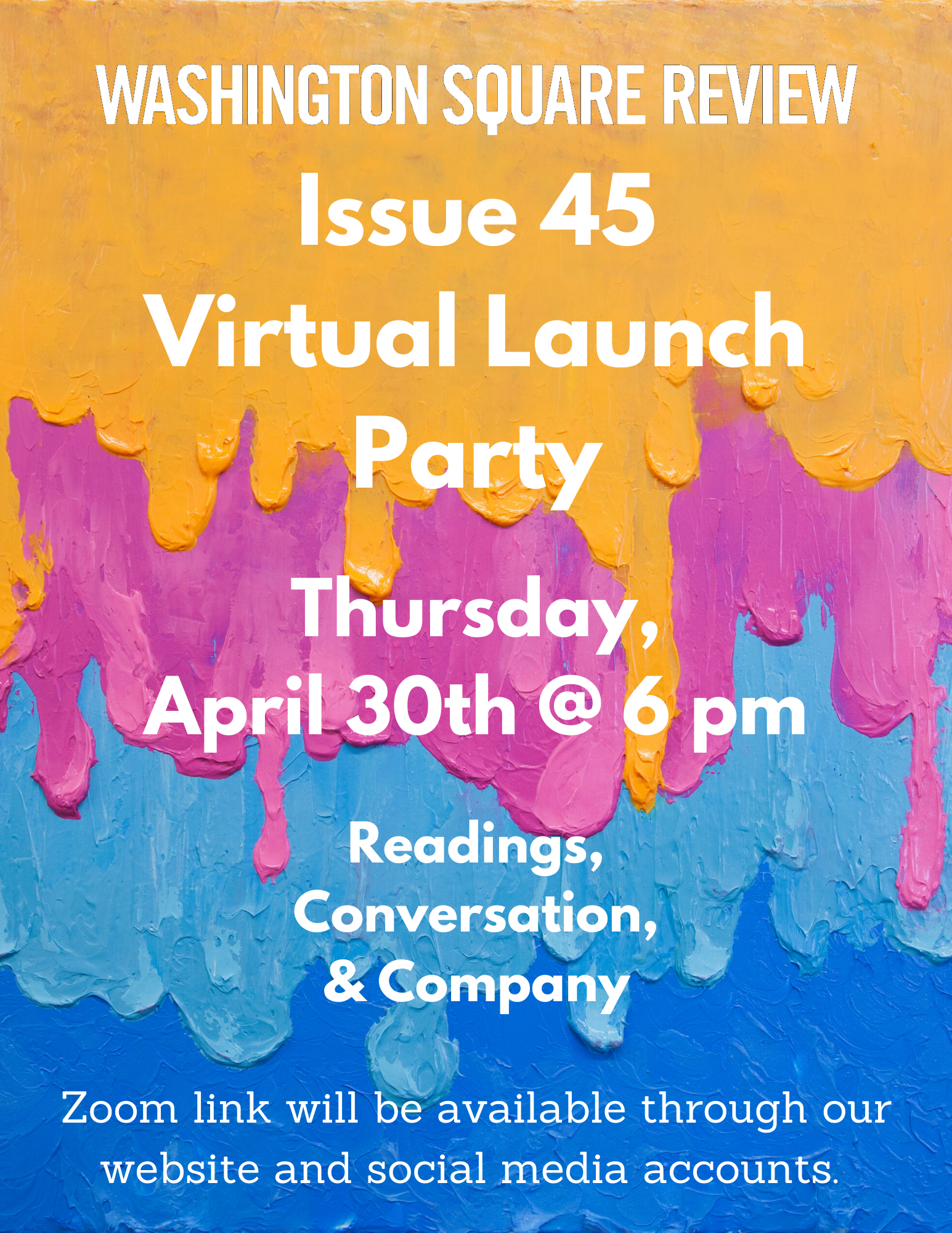 You're Invited: Issue 45 Virtual Launch Party