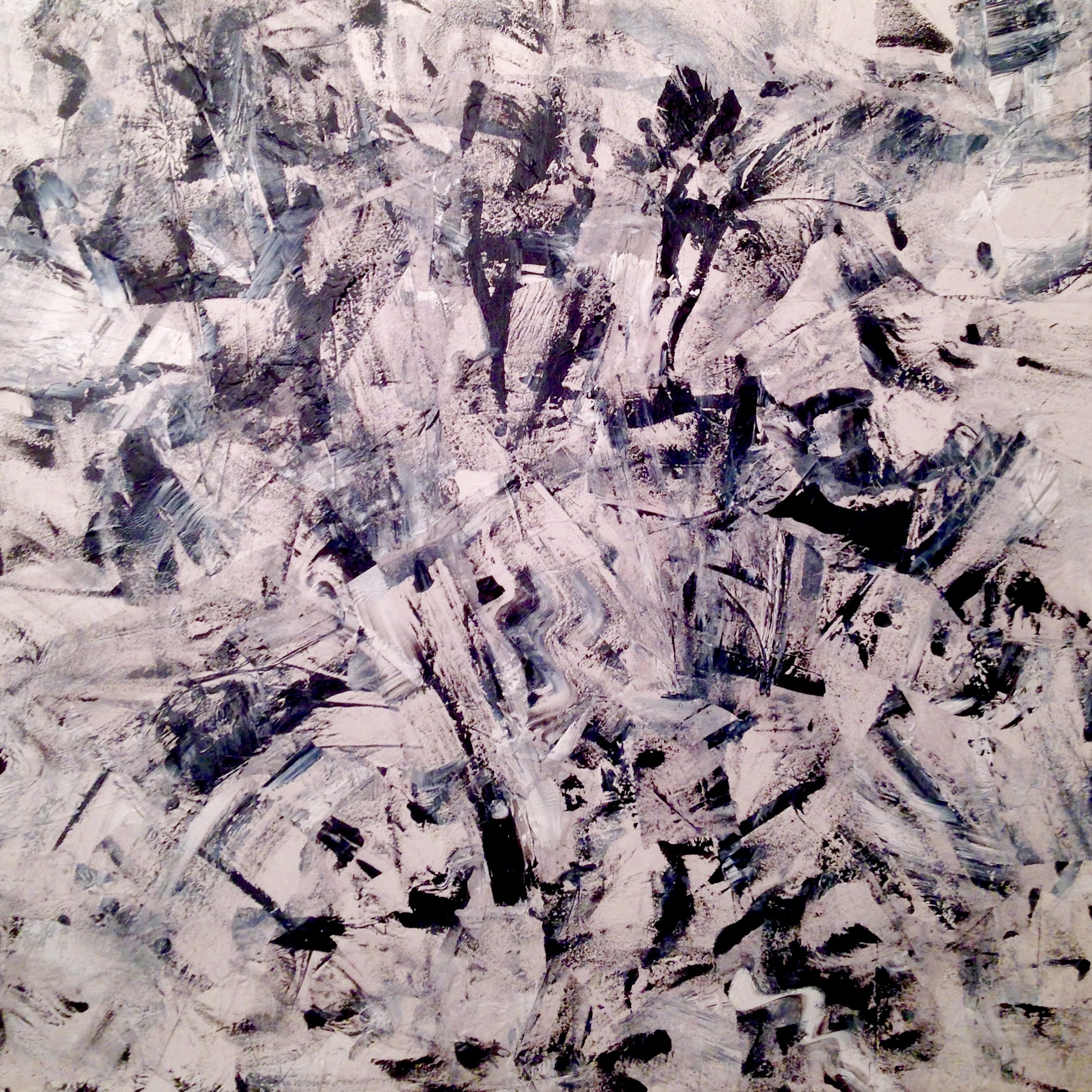 Remember When People Sent Letters? (Ancient Series): Mixed media on canvas