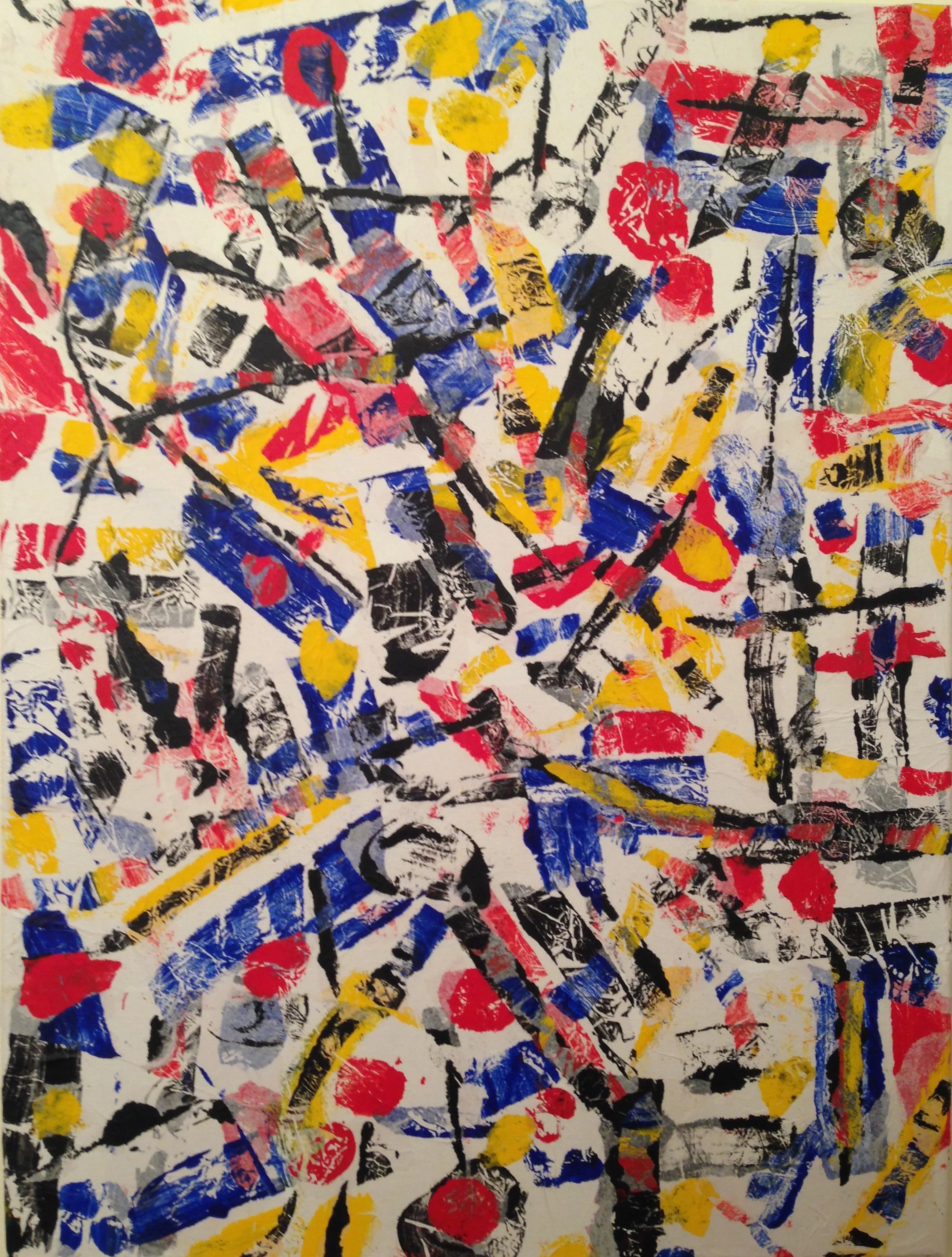 Good Things to Come: Mixed media on canvas