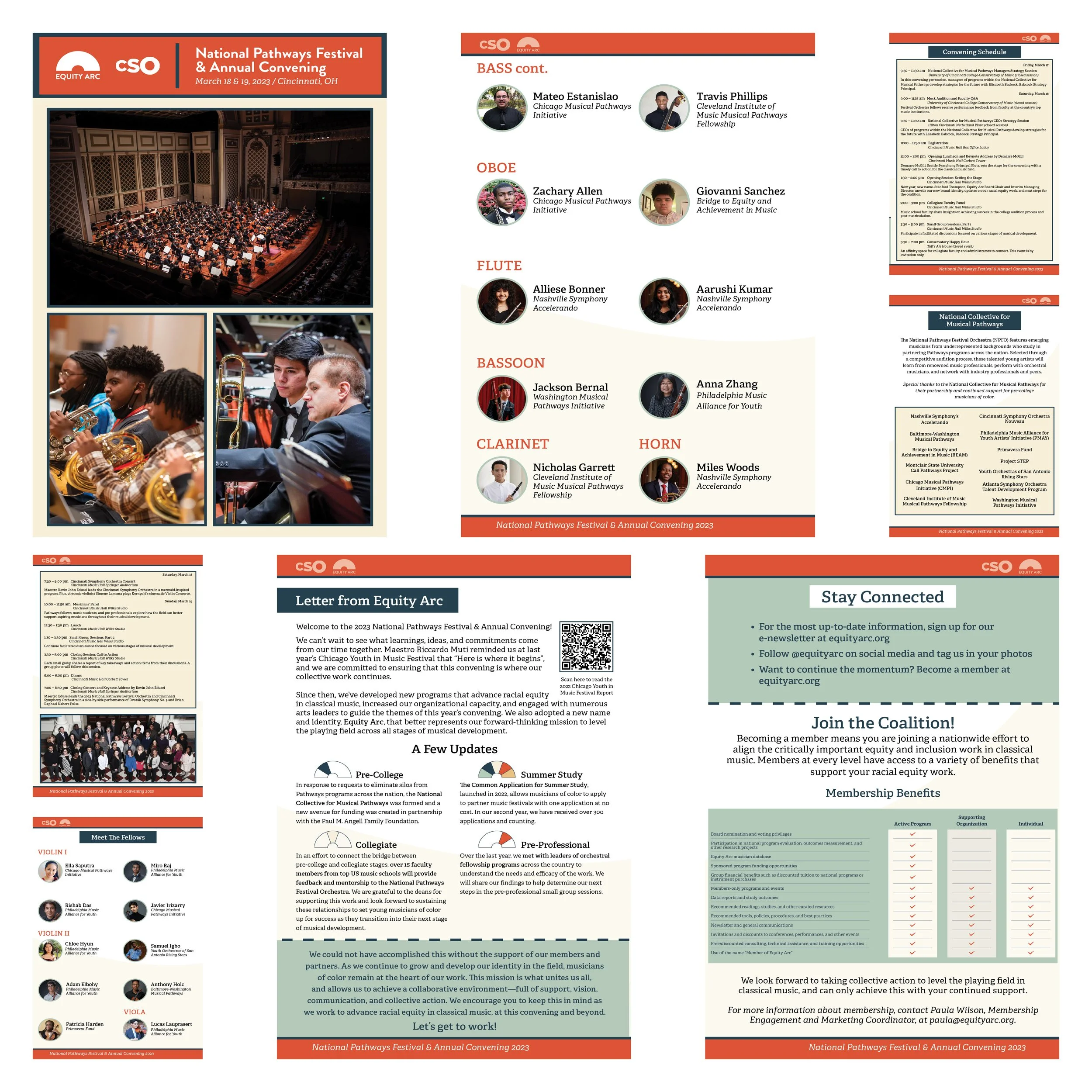 Equity Arc Event Program Booklet