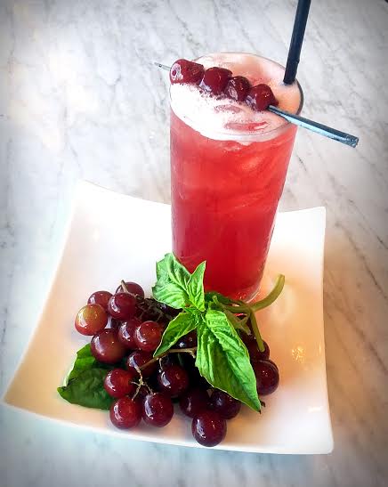 Cherry Vanilla Shrub named "Cocktail of the Month" Will Drink for Travel│July 2016