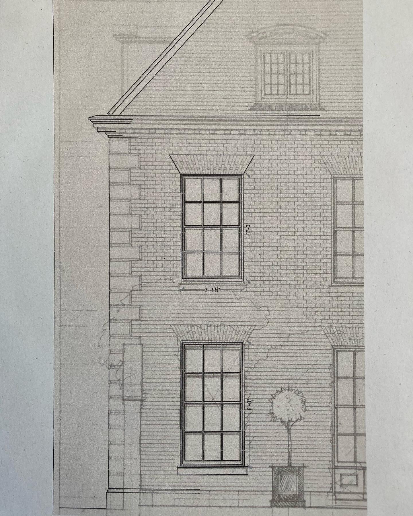 Going old school and drawing the details for this new house at large scale&hellip;it&rsquo;s the only way to design.

#simonaldridgearchitect #drawingoftheday