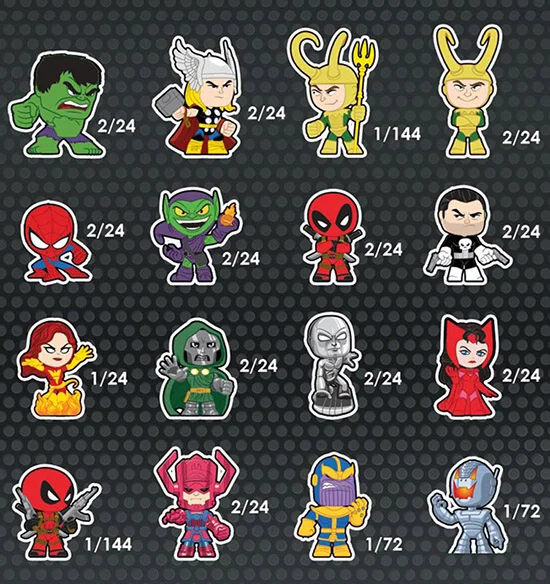 funko marvel mystery minis
