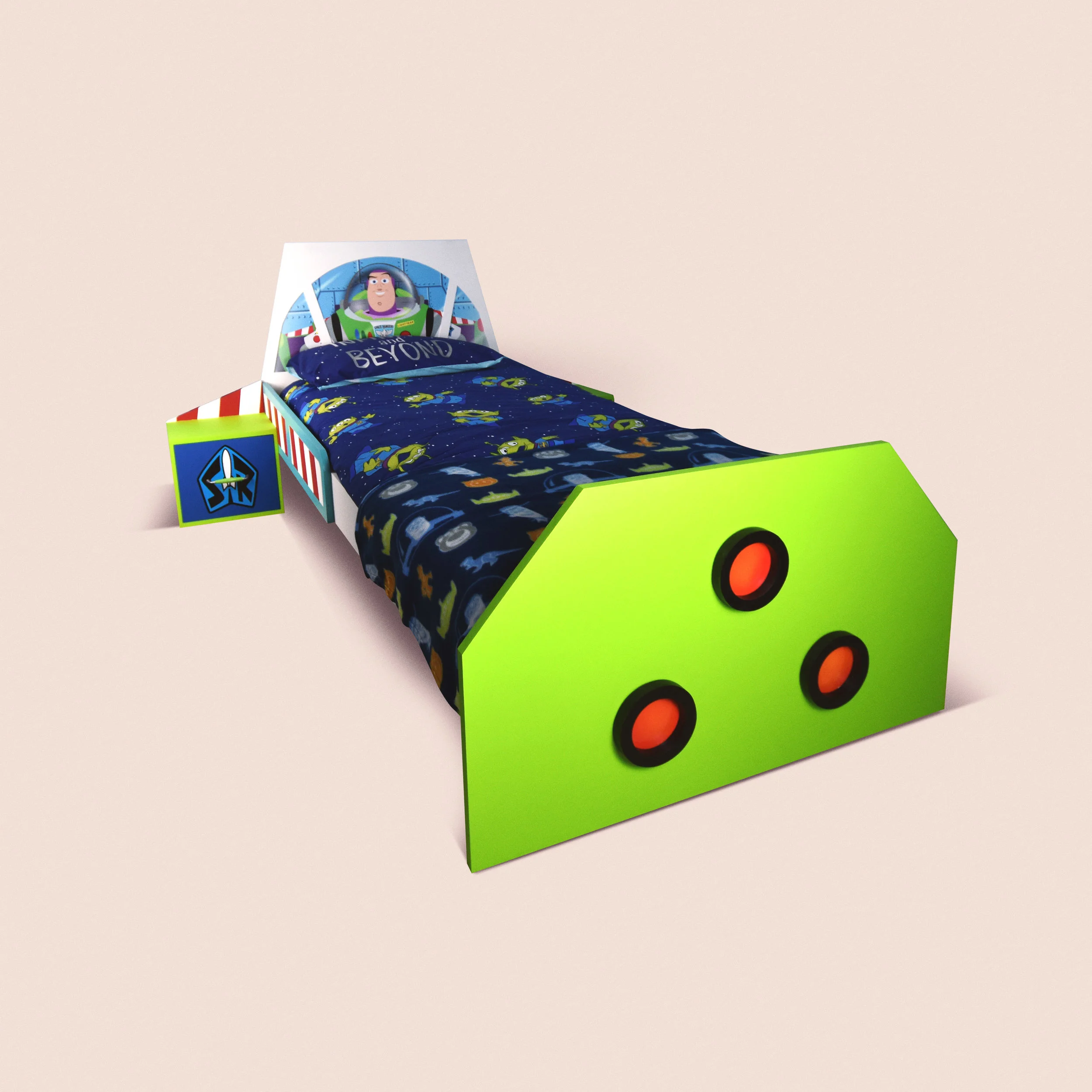 buzz lightyear spaceship bed