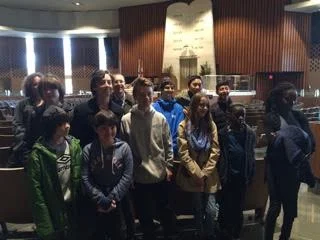 Confirmation Class visit to a local Synagogue