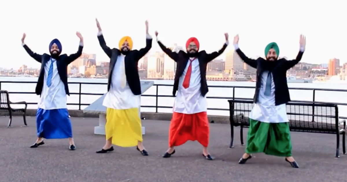 The Maritime Bhangra Group on the Halifax Waterfront