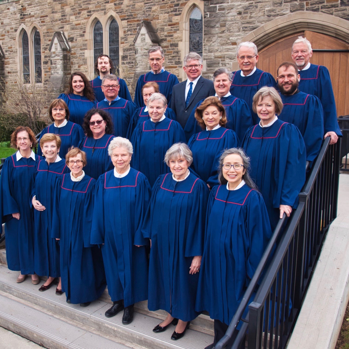 Peter is back row centre with our Choir.