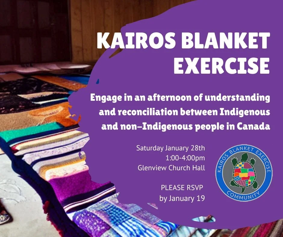 Kairos Blanket Exercise — Glenview Presbyterian Church