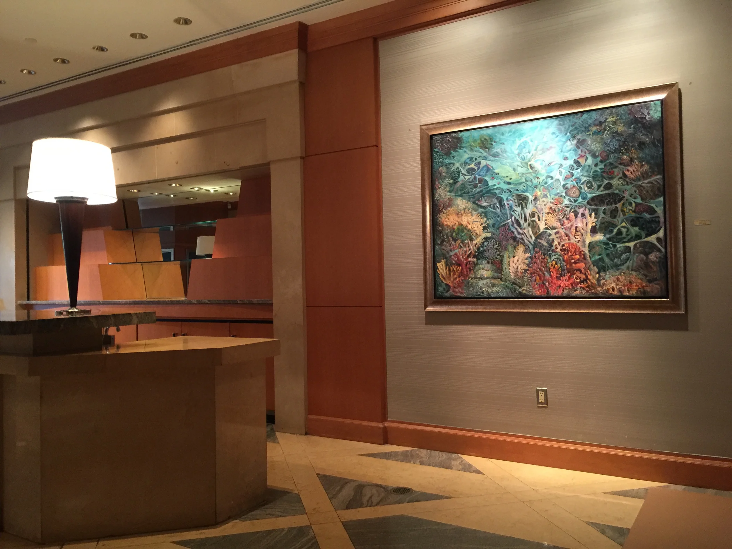 Basel Exhibition Installation at Four Seasons by Frame Art