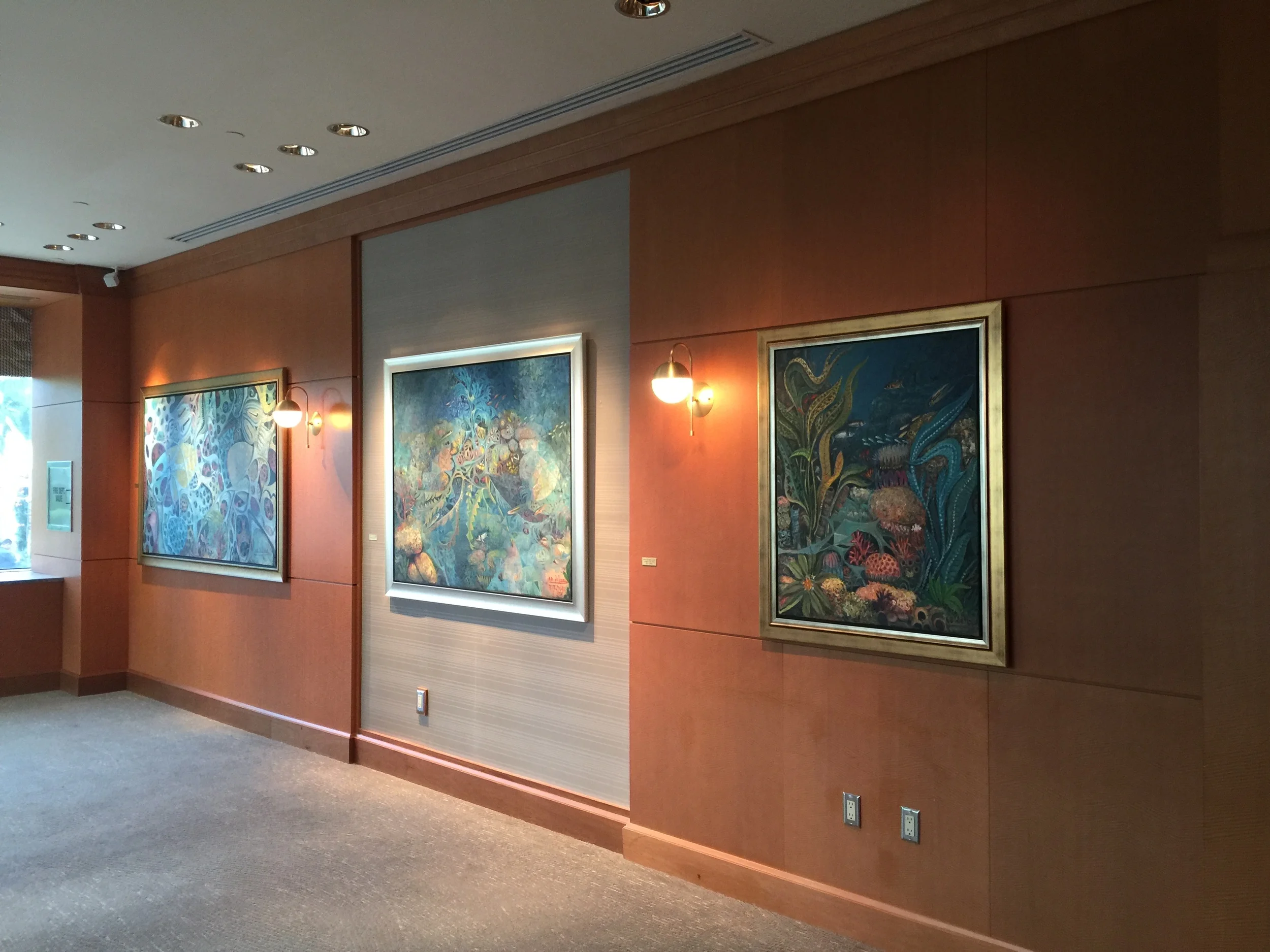 Basel Exhibition Installation at Four Seasons by Frame Art