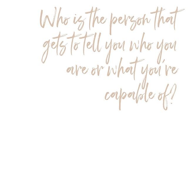 If that person is anyone other than you, let's talk 🧡
.
.
.
#liveyourlife #yougotthis #madeformore #leanin #showup #starttoday #mentalhealth #wellness #womenshealth #therapy #therapyforwomen