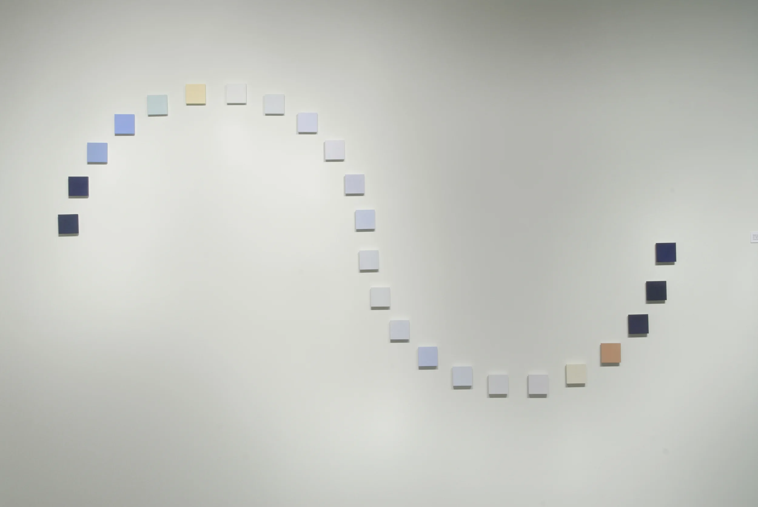 Watch over the Water, Oil on twenty four 3" x 3" Panels, 50" x 100"