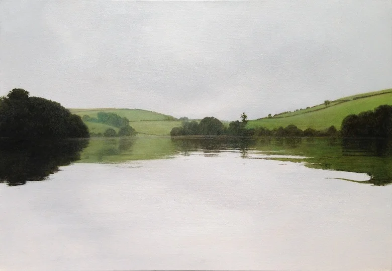 River Dart, Oil on canvas, 72" x 110"
