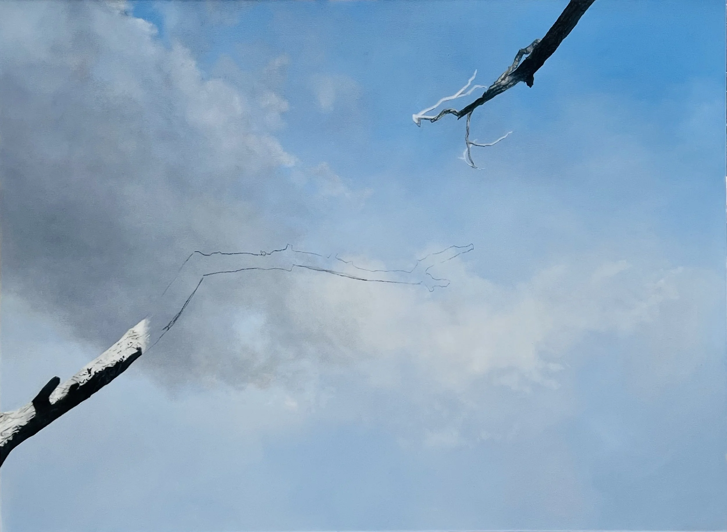 Reconnect, 2021, 56” x 76”, Oil on Canvas