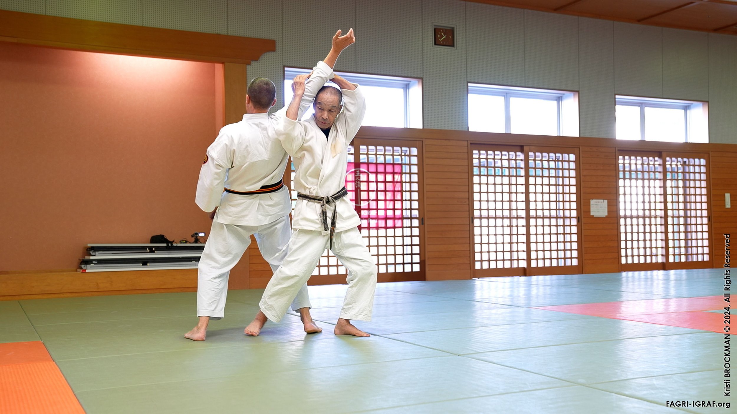  WASHIZU Sensei instruisant sur le Tai Sabaki no Kata 