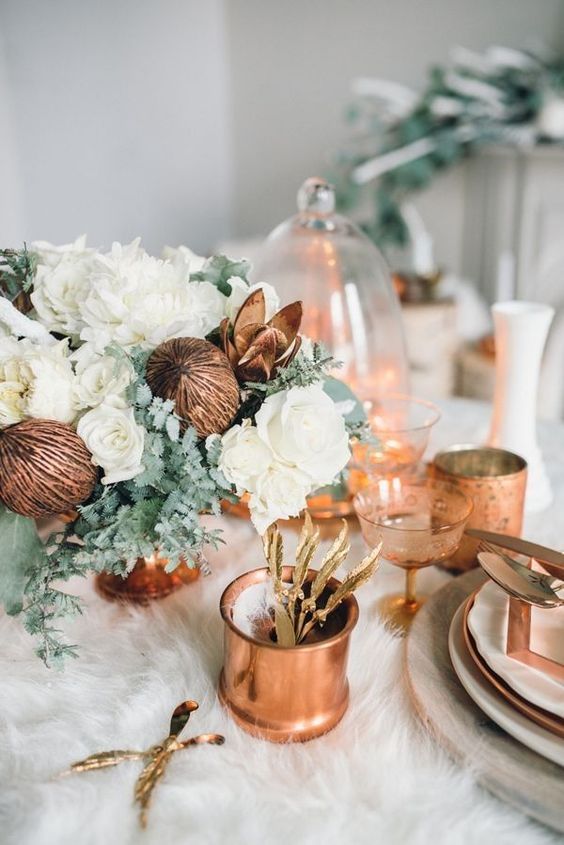 31-winter-table-setting-with-a-fur-tablecloth-and-copper-and-white-touches.jpg