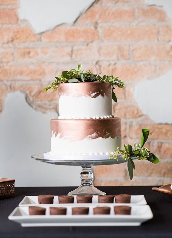 36-copper-and-white-wedding-cake-topped-with-greenery.jpg