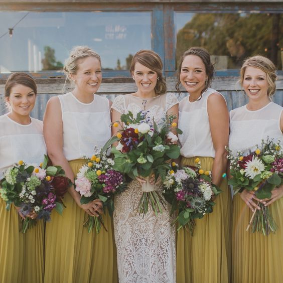 12-bridesmaid-separates-with-mustard-yellow-maxi-skirts-and-white-tops.jpg