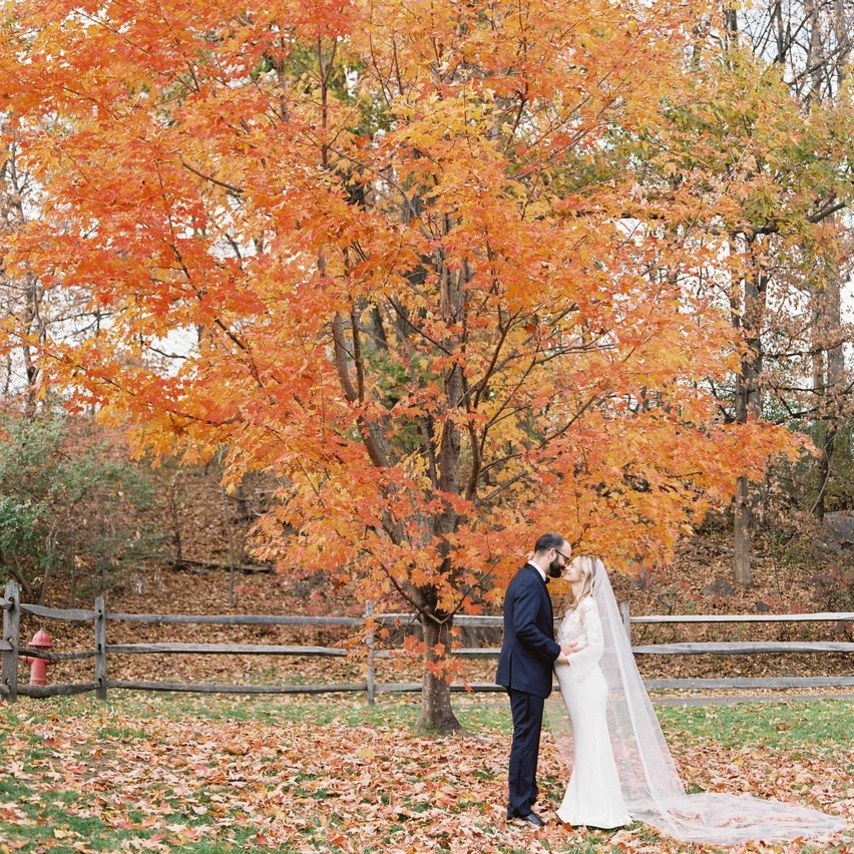 Decoración de bodas de otoño espectacular