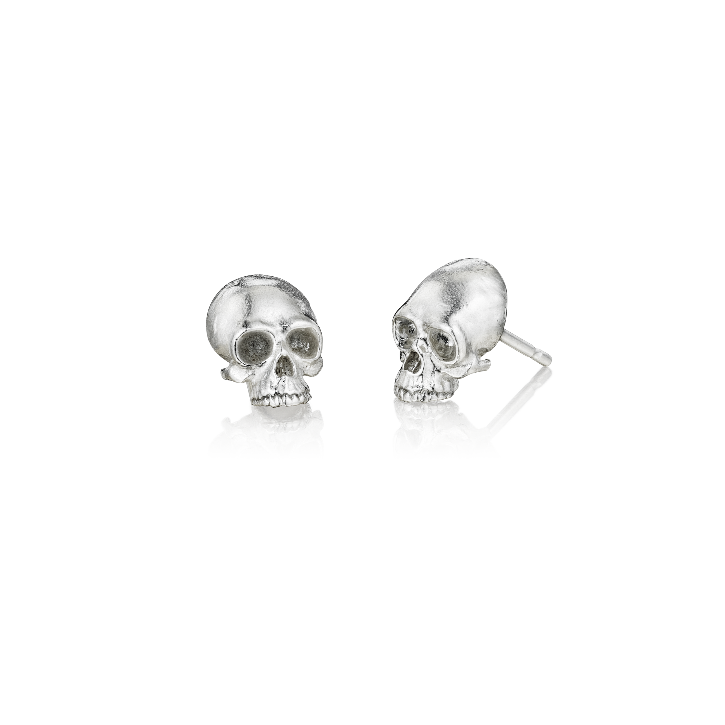 Earrings - Sterling Silver Skull Stud Earrings.png
