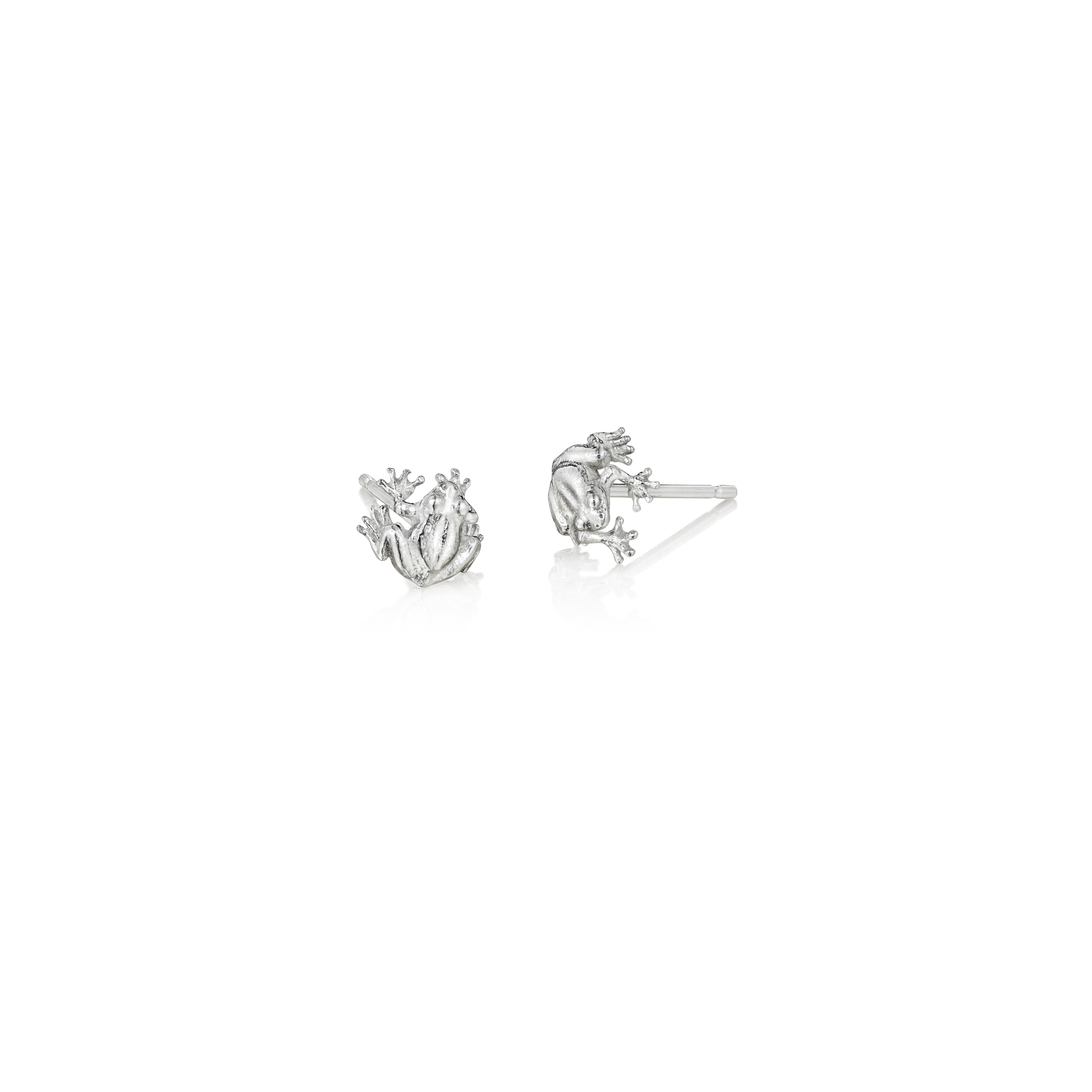 Earrings - Sterling Silver Sitting Tree Frog Stud Earrings (8 mm).png
