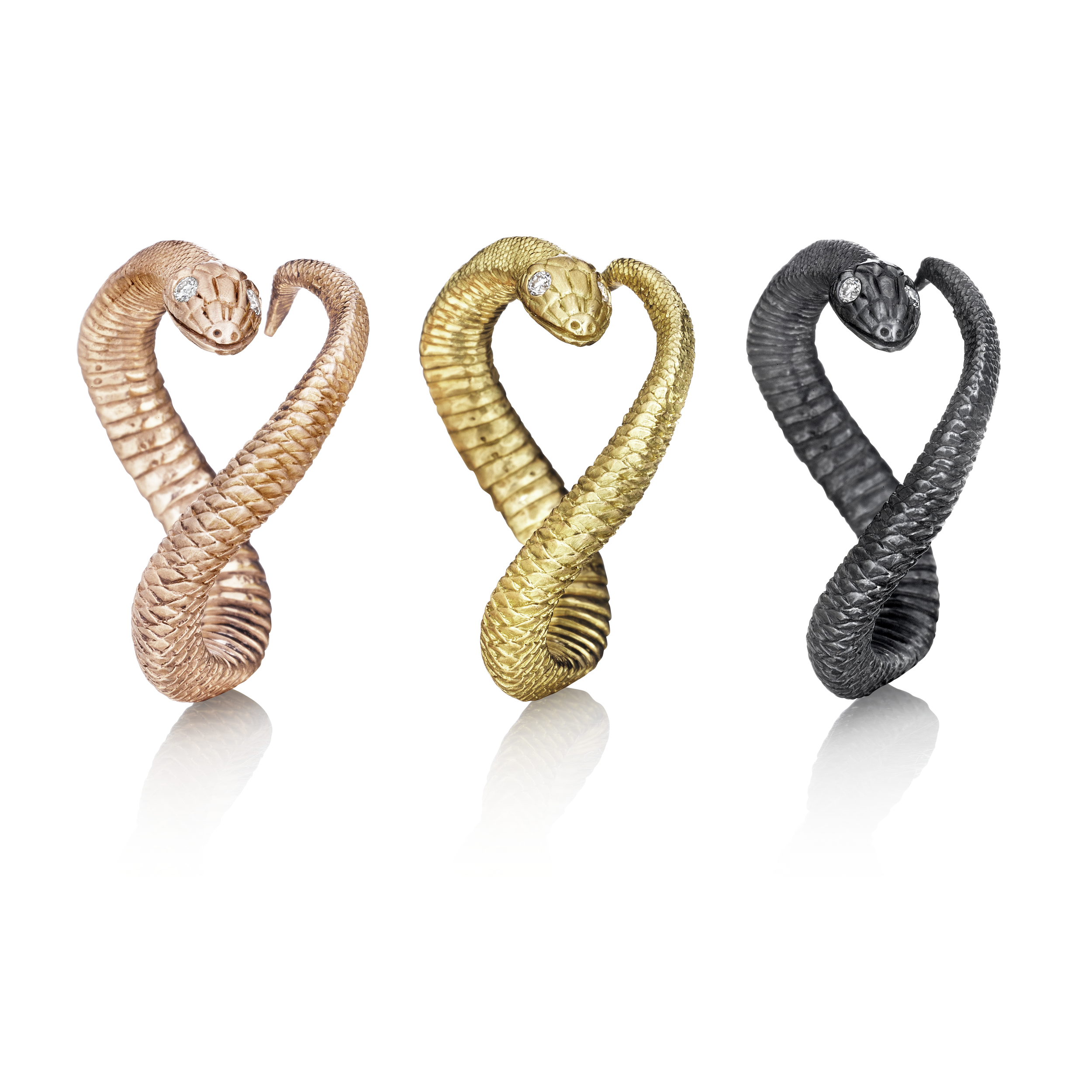 Stacking Serpent Rings