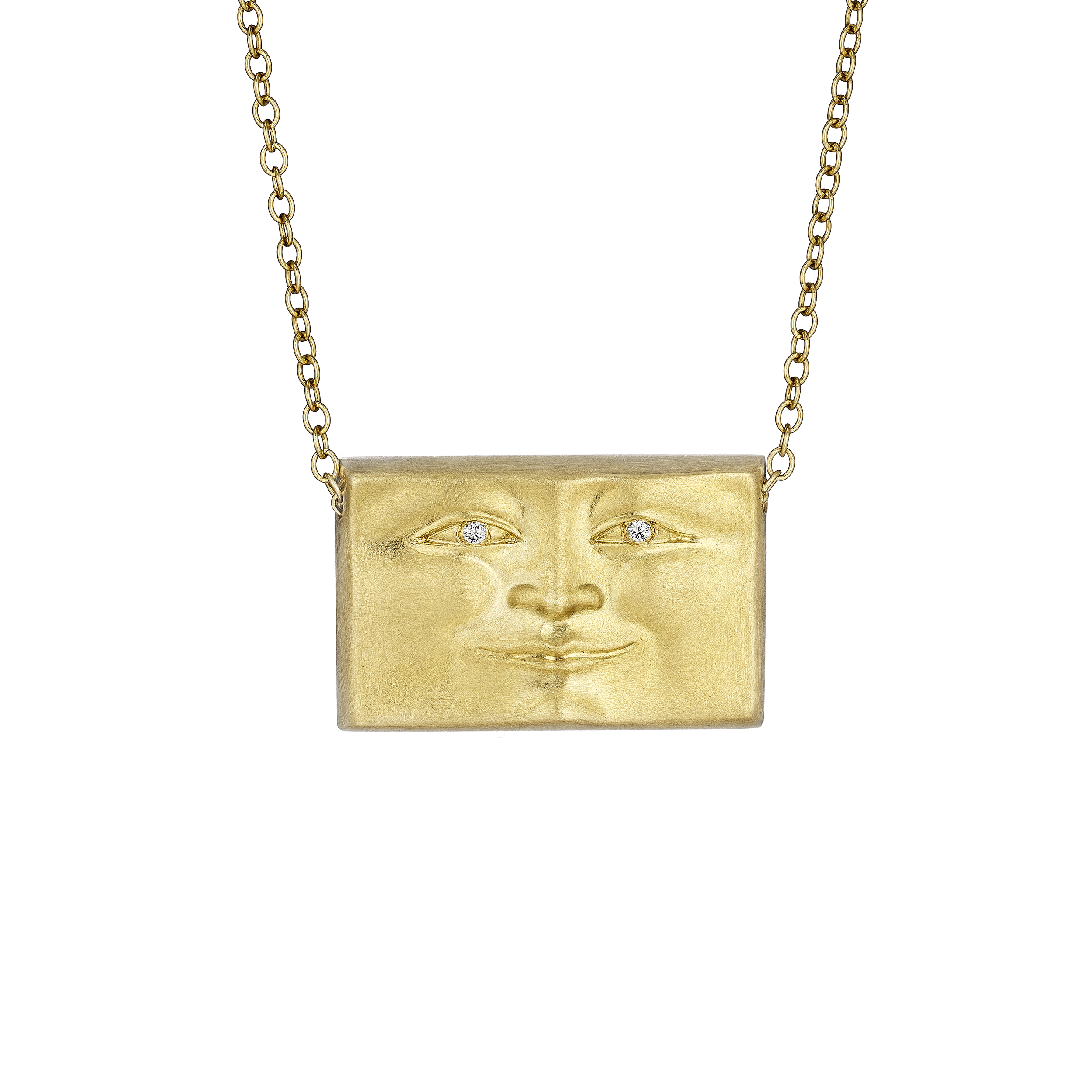 Necklaces and Pendants - Brickface Pendant with Diamond Eyes (30 mm).png