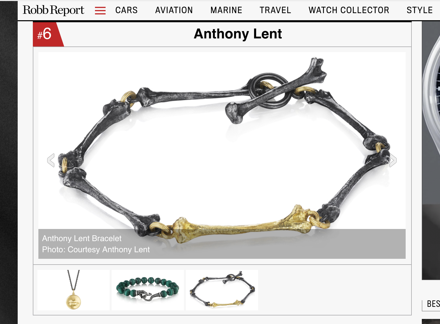 Recently relaunched under the guidance of founder Tony Lent’s sons, David and Max, Anthony Lent does fine jewelry with a surrealist bent. With pendants carved with smiling lips and bracelets made of bone links, Lent’s pieces toe the line between sculpture and jewelry, making for artful accessories. Like all the best jewelry, Lent’s collection is filled with unique designs that communicate your personality.