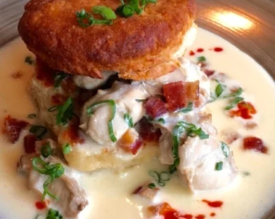 Oyster Stew with Biscuits