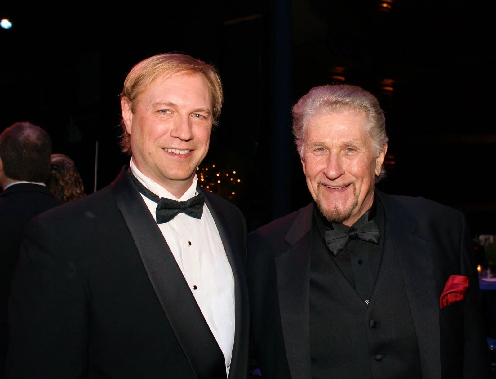 Mark Walters embracing one of his mentors, the legendary Sherrill Milnes.
