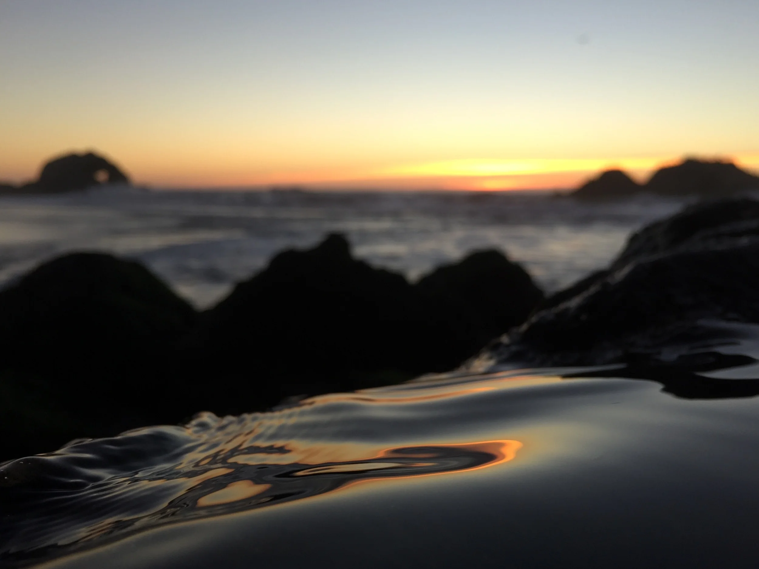 Slide Sunset, Cliff Kuhn-Lloyd (Sutro Baths, San Francisco)