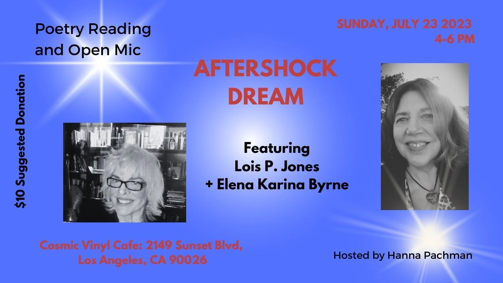 Cosmic Vinyl Cafe Reading