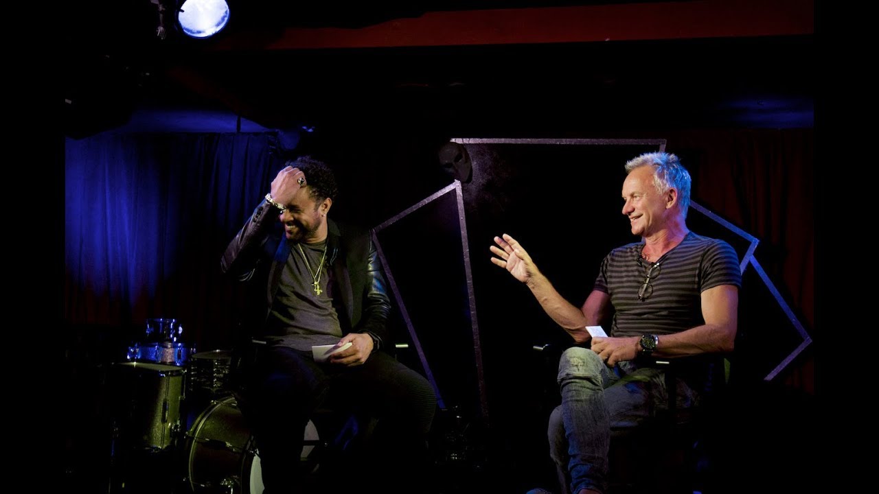 Shaggy and Sting on speakeasy TV.