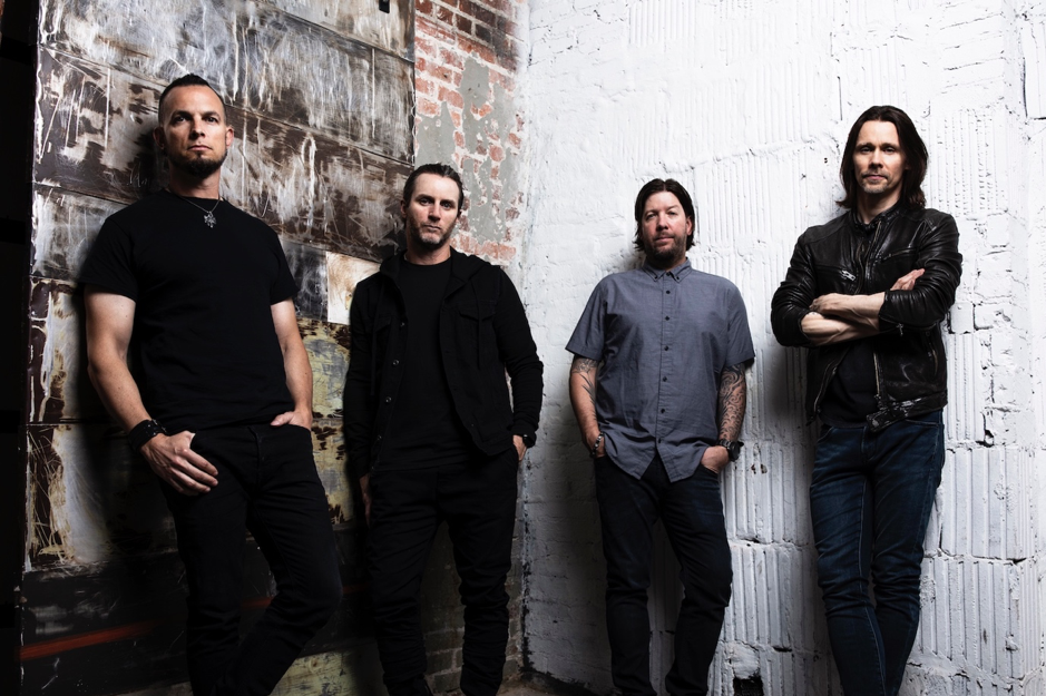 Photo Credit: Dan Sturgess L to R: Mark Tremonti, Brian Marshall, Scott Phillips, Myles Kennedy