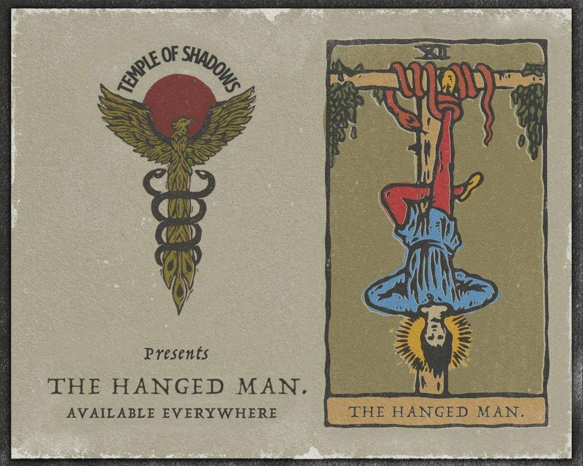 TEMPLE OF SHADOWS RELEASE "THE HANGED MAN"