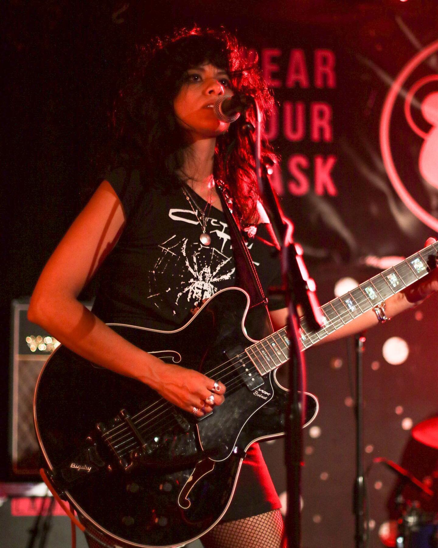 @la_witch put on a great performance at the @the_pinhook in Durham! 📸 by our editor and photographer @wanderlust_photographiegirl was there to cover! More coming soon at f28live.com! #lawitch #rockandrollphotogallery #indierockmusic #indierockband